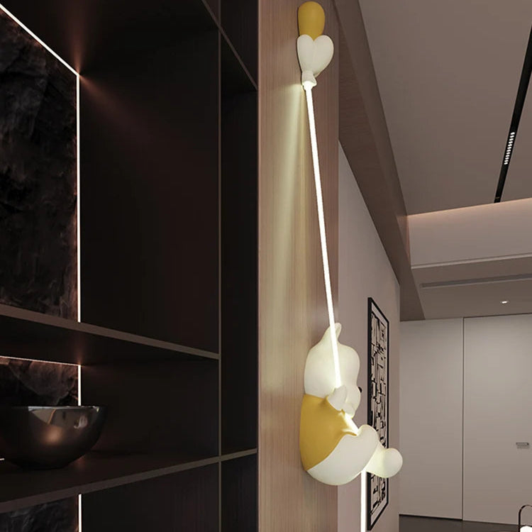 Teddy Buddy (Yellow) Wall Light